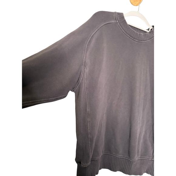 Aerie dark grey oversized crewneck sweater - Picture 4 of 7